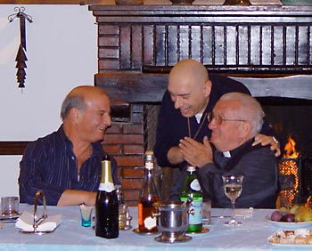 General Speciale with Don Pierino and Swami Roberto
