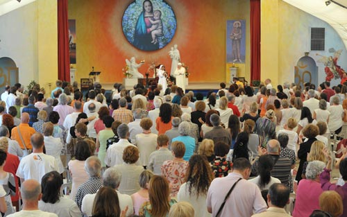 Sister Sheela in the Palatenda of Anima Universale Sister Sheela in the Palatenda of Anima Universale