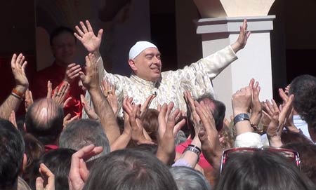 Swami Roberto’s darshan