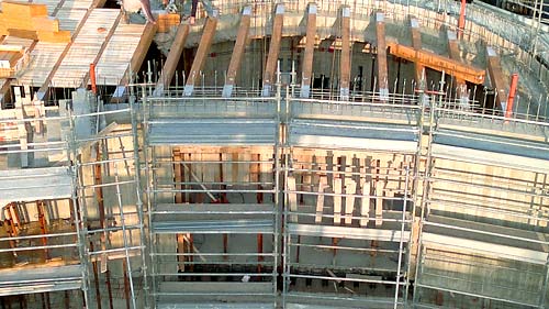 The building of the Temple of Anima Universale