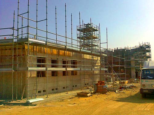 The building of the Temple of Anima Universale