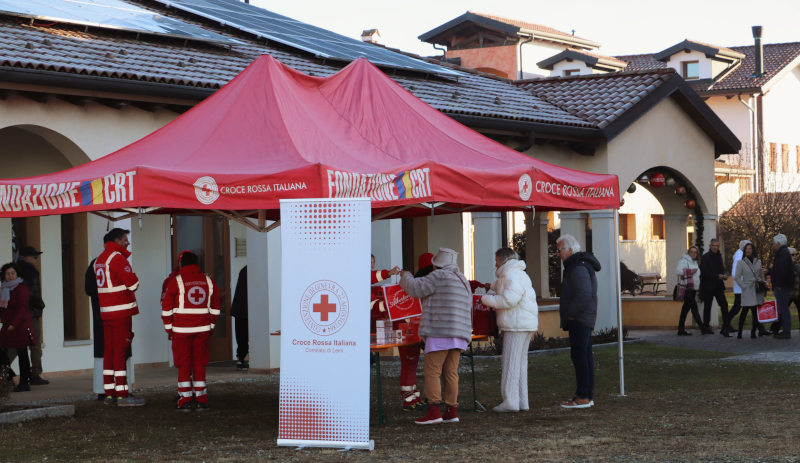 The Red Cross Gazebo at the Anima Universale Monastery